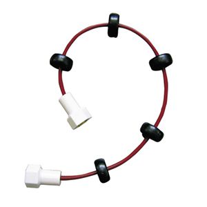 Silicone rubber insulated wire