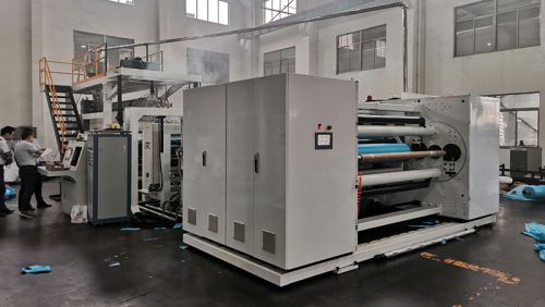PE Embossed Film Line at Customers' Sites